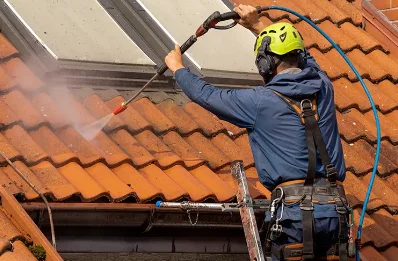 Démoussage et hydrofuge de toiture à Brulange